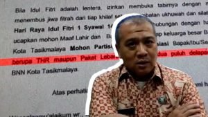 Usai Minta THR ke PO Budiman Jabatan Kepala BNN Tasikmalaya Melayang