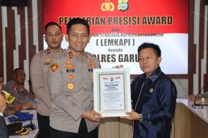 Polres Garut Terima Penghargaan Presisi Award dari LEMKAPI