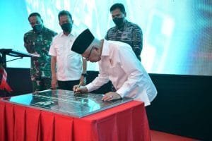 Resmikan Kampung Bahari Nusantara Program TNI AL, Wapres Tekankan Pentingnya Mitigasi Dampak Perubahan Iklim