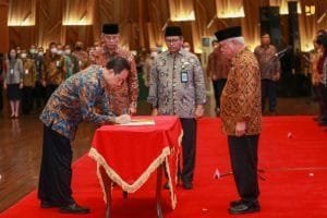 Menteri Basuki Lantik Dua Pejabat Tinggi Madya Kementerian PUPR