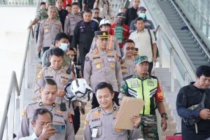 Polda Jabar Terjunkan Ratusan Personel  Pengamanan Testing dan Commissioning Proyek Kereta Cepat Jakarta Bandung