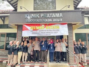 Kabid Dokkes Polda Jabar Ikuti Kegiatan Survei Akreditasi Klinik Pratama