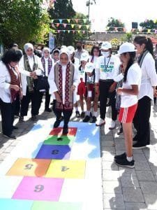 Kungker di Bali, Ibu Negara, Ibu Wury, dan OASE KIM Kampanyekan Gerakan Sekolah Sehat