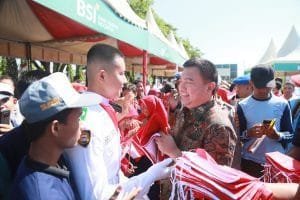 Gerakan Pembagian Bendera di Lhokseumawe, Mendagri: Nasionalisme dan Patriotisme Modal Penting Membangun Bangsa