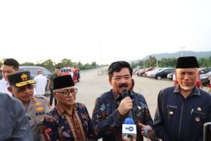 Menteri ATR/Kepala BPN Tinjau Progres Pembangunan Jalan Tol Padang-Sicincin