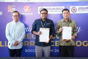 Jasa Marga Tandatangani MoU dengan PT Olympic Bangun Persada Kembangkan Kawasan Properti dan Koridor di Jalan Tol One Central Business District Bogor