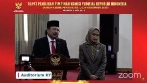 Amzulian Rifai dan Siti Nurdjanah Terpilih Jadi Ketua dan Wakil Ketua KY Periode 2023-2025