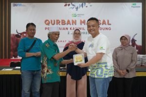 Hari Raya Idul Adha 1444 H : PT Pegadaian Kanwil X Jawa Barat Salurkan Paket Daging Qurban