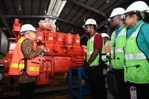Wapres Apresiasi Pendidikan Vokasi di Institut Pertambangan Nemangkawi Milik PT. Freeport Indonesia