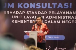 Sekjen Kemendagri Apresiasi Peningkatan Kualitas Layanan Administrasi Kemendagri