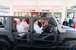 Kendarai Ranops Maung, Presiden Tinjau Divisi Munisi dan Apresiasi Kemampuan Lini Produksi PT Pindad