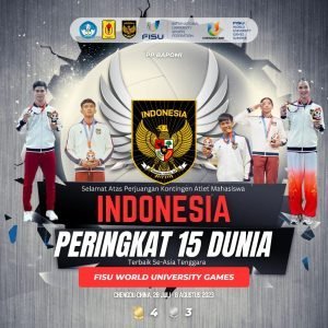 Lima Mahasiswa Indonesia Ukir Prestasi Tertinggi di FISU World University Games di China