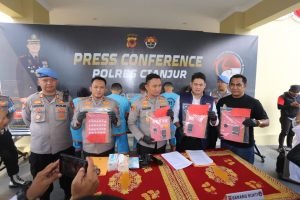 Sat Narkoba Polres Cianjur Tangkap 5 Tersangka Pengedar Narkoba