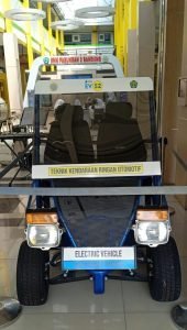 MobiL Listrik PK 12 EV 52 Mobil Mini Boogie Bertenaga Batre Hasil Inovasi SMK Pasundan 2 Bandung