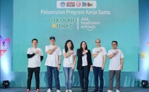 Wujud Sekolah Sehat, Kemendikbudristek Kolaborasi dengan AIA dan Majalah Bobo Melalui Program AIA Healthiest Schools