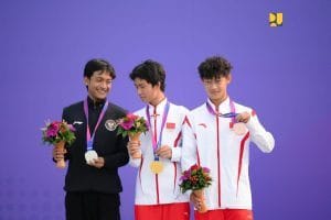 Skateboard Indonesia Raih Perak Asian Games 2023, Menteri Basuki Sampaikan Perbaikan Skate Park di TMII