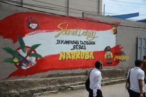 Dit Resnarkoba Polda Jabar Beri Nilai Lomba Kampung Bebas Narkoba