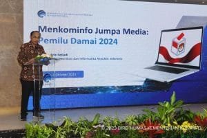 Menteri Budi Arie Ajak Jurnalis Indonesia Ciptakan Pemilu 2024 Damai