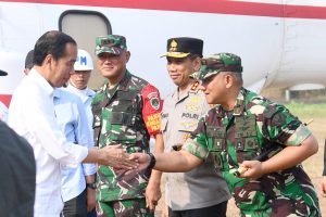 Kunjungan Kerja Presiden RI Ir. H. Joko Widodo dalam Agenda Panen Raya di wilayah kecamatan Ciasem Subang