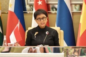 Menlu Retno: ASEAN-Negara Teluk Kokoh Dukung Solusi Damai bagi Palestina