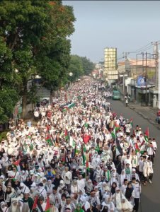 Aksi Solidaritas Bela Palestina di Cimahi