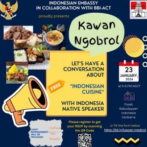 Atdikbud RI Canberra Luncurkan ‘Kawan Ngobrol’ untuk Pemelajar BIPA Australia