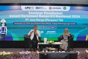 Jasa Marga Gelar Seremoni Bulan K3 Nasional, Seminar Keselamatan Konstruksi dan Kesehatan serta Apresiasi K3