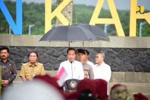 Untuk Kebutuhan Air Warga Banten dan DKI Jakarta, Presiden Jokowi Resmikan Bendungan Karian