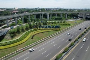 Jasa Marga Dapuk Taman Ruas Jalan Tol Jagorawi Juara 1