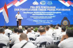 Menteri ATR/Kepala BPN Desak Satgas-Anti Mafia Tanah Bergerak Cepat dan Progresif