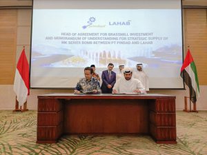 PT Pindad Teken Perjanjian Kerja Sama dengan Lahab UEA terkait Investasi Strategis Berkelanjutan di Bidang Munisi