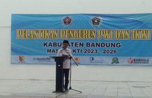 Pengurus PWI dan IKWI Kabupaten Bandung Periode 2023-2026 Dilantik