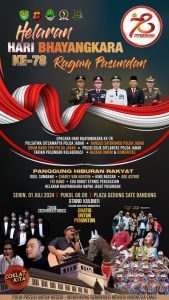 HUT Bhayangkara Ke-78, Polda Jabar Gelar Pesta Rakyat, Panggung Hiburan dan Stand Kuliner Gratis di Gasibu