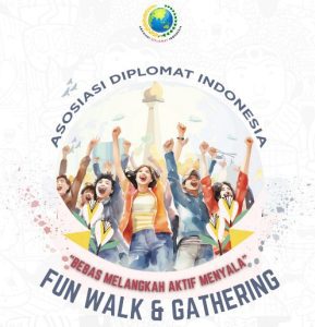 Wujudkan Gaya Hidup Sehat; Asosiasi Diplomat Indonesia Gelar Fun Walk dan Gathering 2024