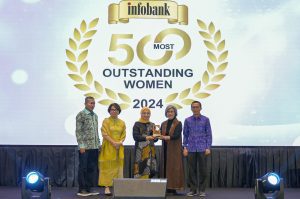 Direktur Komersial dan UMKM bank bjb Nancy Adistyasari Raih Penghargaan MostOutstandingWomen 2024