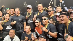 Menteri AHY Ramaikan eL Run 2024 di Bandung