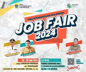 Job Fair Bandung Digelar 25-26 Juni 2024, Ada 5.435 Lowongan Pekerjaan