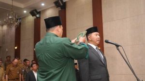Pj Wali Kota Lantik Dharmawan Jadi Penjabat Sekda Kota Bandung