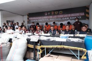 Bea Cukai-Polri Bongkar Lab Narkoba Terbesar dan Tercanggih Se-Indonesia