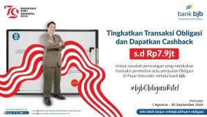 Sambut HUT RI 79, Transaksi Obligasi di bank bjb Dapat Cashback Jutaan Rupiah