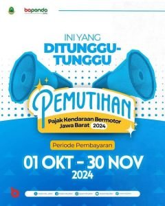 Pemutihan Pajak Kendaraan Jawa Barat Dimulai Besok Hingga November