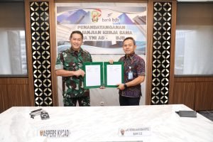 bank bjb Perkuat Sinergi Kolaborasi dengan TNI AD melalui Kerjasama Kredit Ritel
