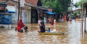 Banjir Cirebon Rendam Ratusan Rumah hingga Sekolah