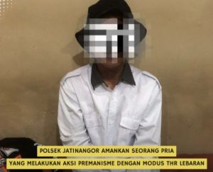 Polsek Jatinangor Amankan Oknum Preman Bermodus THR, Warga Diminta Waspada