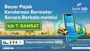 Bayar Pajak Kendaraan Makin Mudah dengan Fitur bjb T-Samsat di DIGI bank bjb