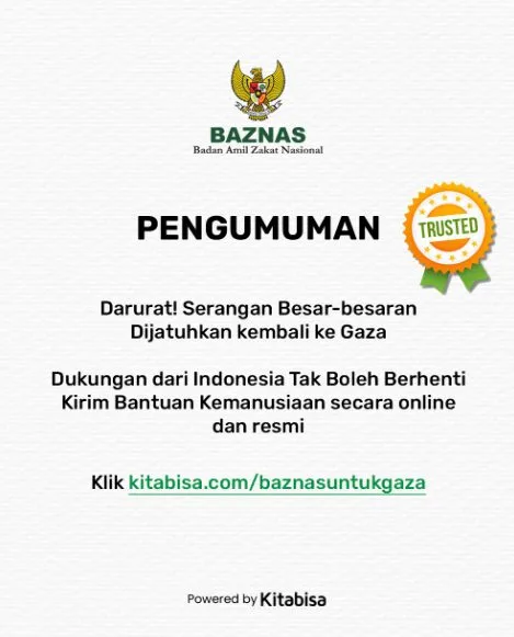 DARURAT! Gaza Kembali Diserang, Baznas Jabar Buka Donasi Online Resmi – Saatnya Kita Bergerak!