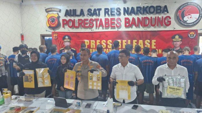 Jaringan Narkotika di Bandung Diungkap Polisi, 51 Pelaku Diringkus