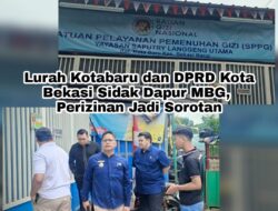 Lurah Kotabaru dan DPRD Kota Bekasi Sidak Dapur MBG, Perizinan Jadi Sorotan