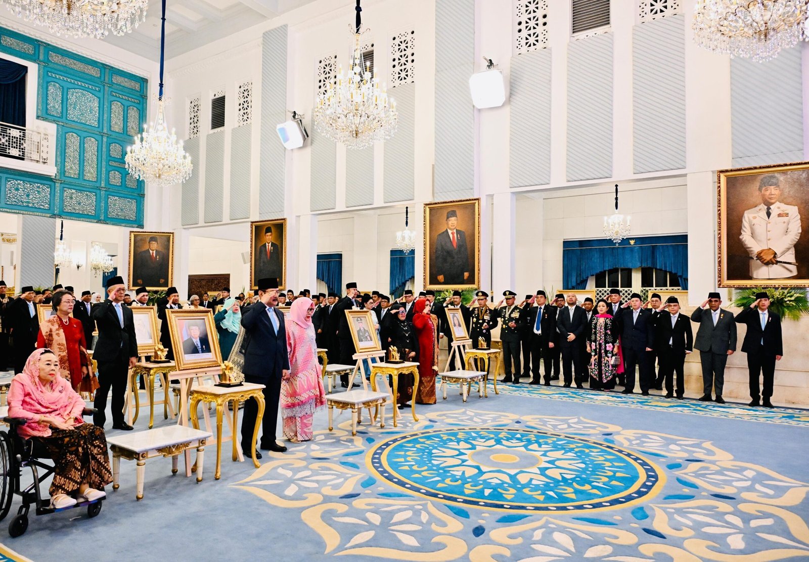 Wapres Dampingi Presiden pada Upacara Penganugerahan Gelar Pahlawan Nasional 2025