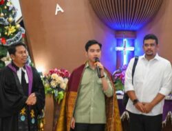 Sambangi GKPI Pearaja Tarutung, Wapres Ajak Jemaat Doakan Korban Bencana Longsor Tapanuli Utara